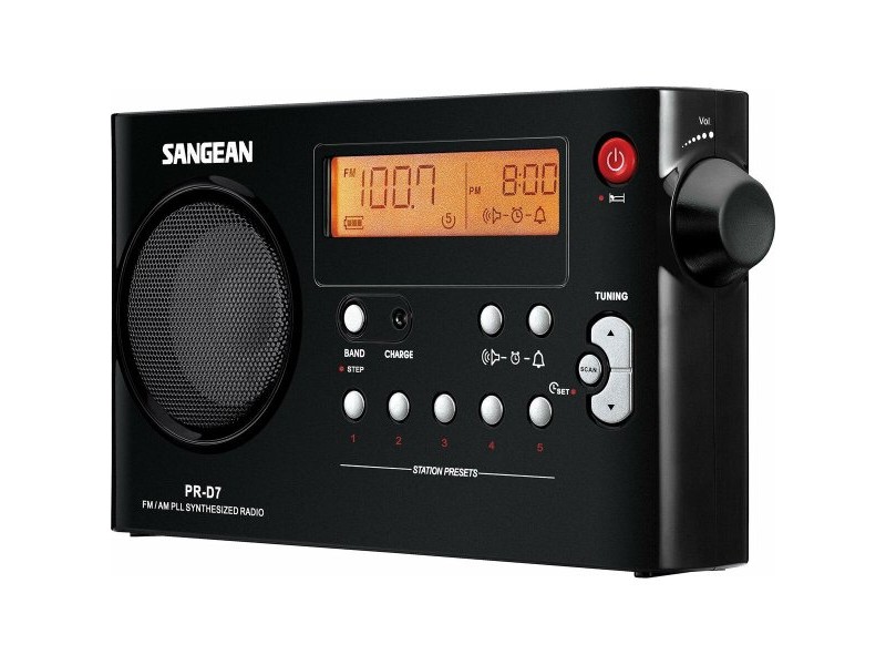 Радио Sangean PR-D7 Черен