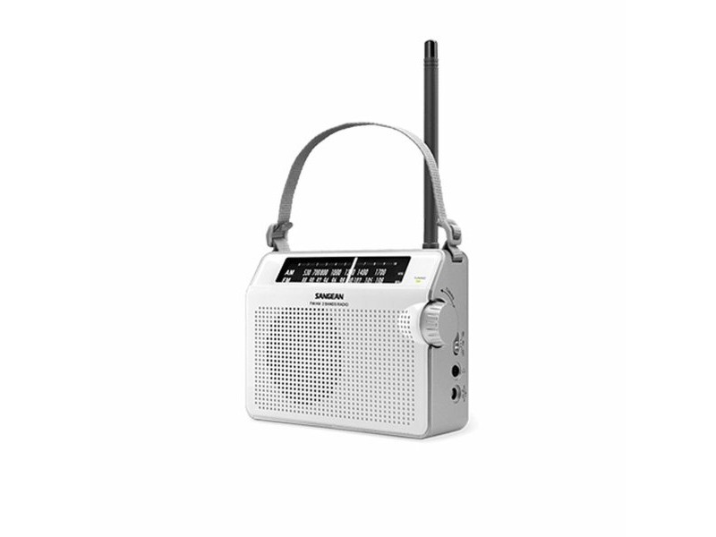 AM / FM радио Sangean Бял