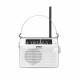 AM / FM радио Sangean Бял