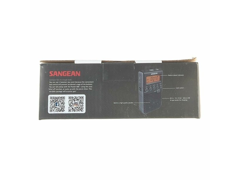 Преносимо дигитално радио Sangean DT-800 Черен AM/FM