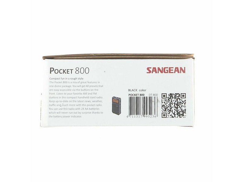 Преносимо дигитално радио Sangean DT-800 Черен AM/FM