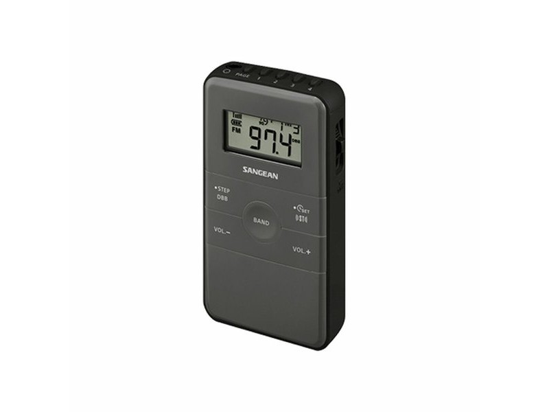 Преносимо дигитално радио Sangean Черен AM/FM Презареждащ се Преносимо дигитално радио Sangean Черен AM/FM Презареждащ се