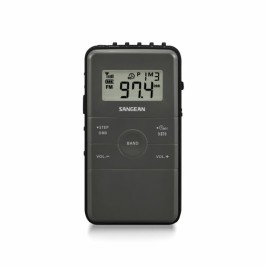 Преносимо дигитално радио Sangean Черен AM/FM Презареждащ се
