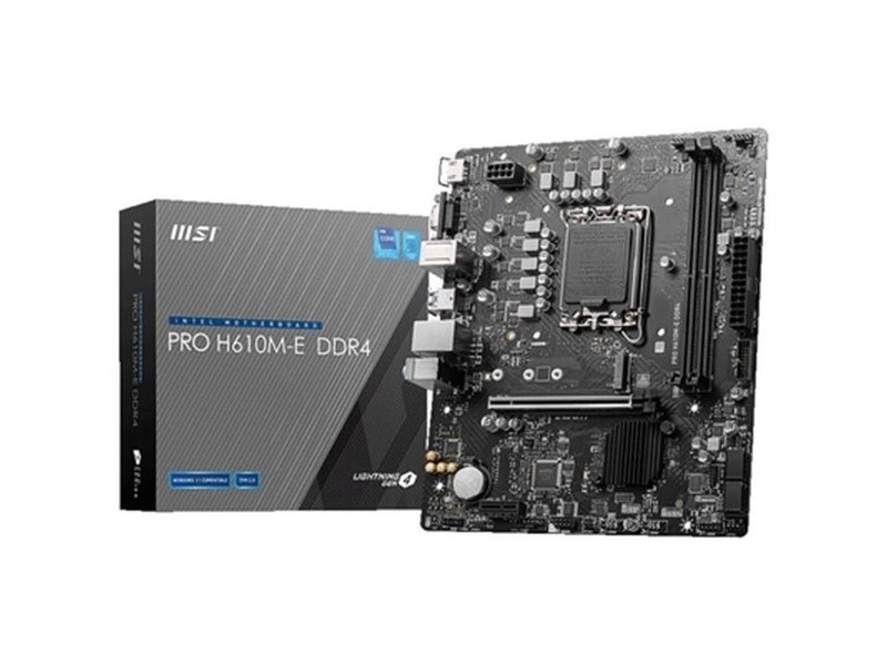 Дънна платка MSI PRO H610M-E DDR4 H610 LGA 1700 DDR4 mATX