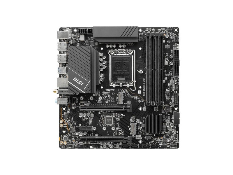 Дънна платка MSI MB PRO B760M-A WIFI LGA 1700 Intel B760