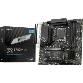 Дънна платка MSI MB PRO B760M-A WIFI LGA 1700 Intel B760
