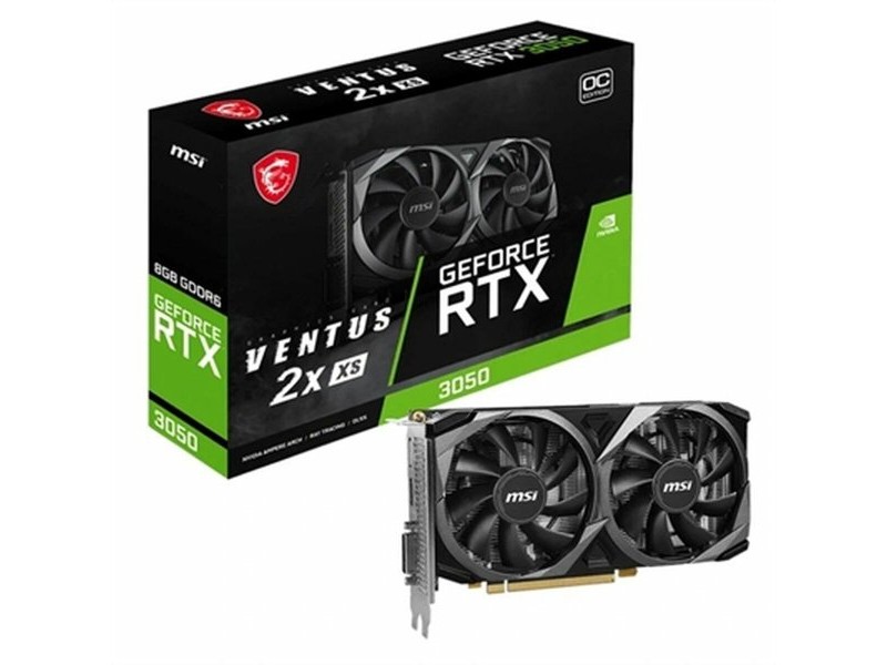 Графична карта MSI GEFORCE RTX 3050 VENTUS 2X XS 8G OC GDDR6