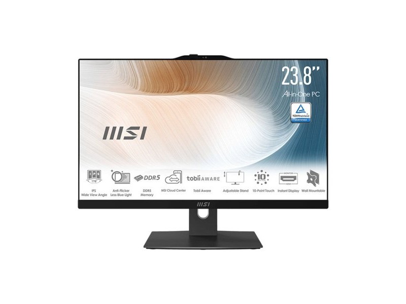 Всичко е едно MSI AM242TP-1286XES 24'' Intel Core i5 16 GB RAM 512 GB Испанска Qwerty