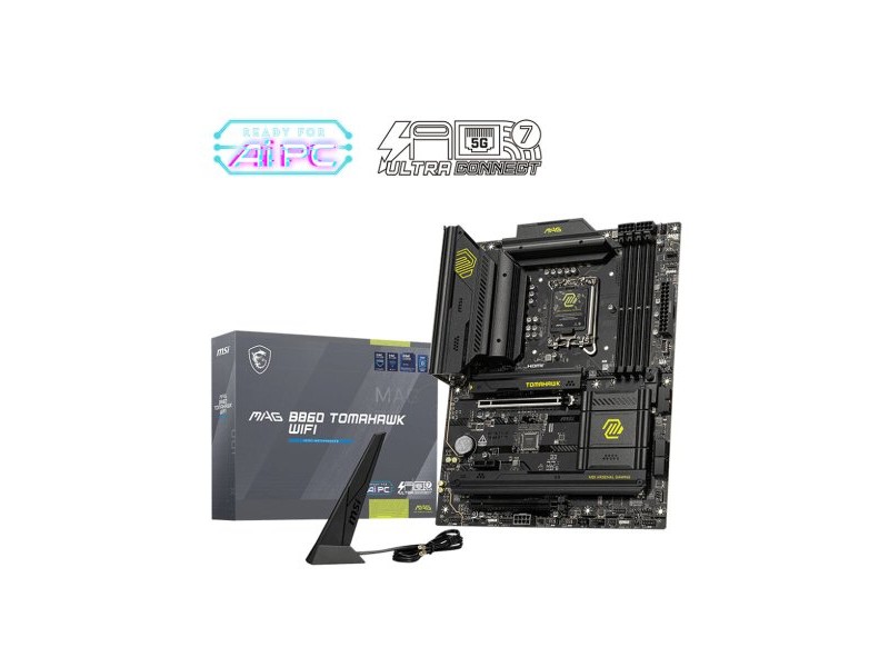Дънна платка MSI MAG B860 TOMAHAWK WIFI ATX D5 1851 AMD