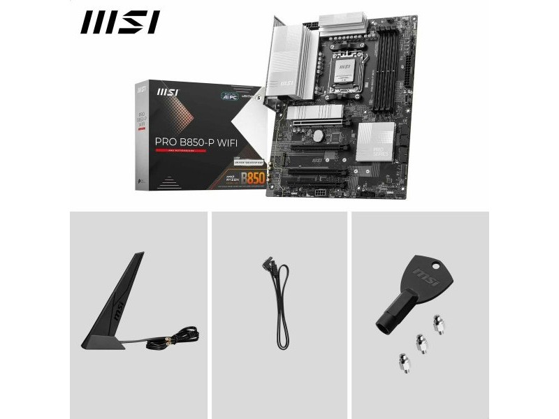 Кабел HDMI MSI PRO B850-P WIFI ATX AM5 Черен