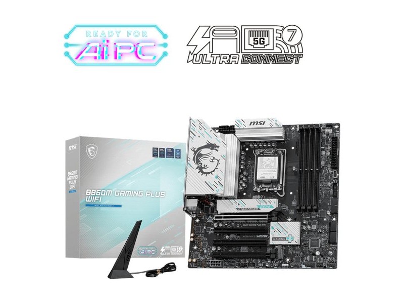 Дънна платка MSI B860M GAMING PLUS WIFI AMD