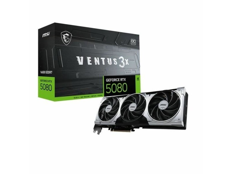 Графична карта MSI GEFORCE RTX 5080 16 GB GDDR6X