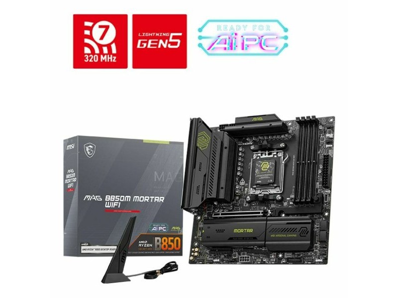 Дънна платка MSI MAG B850M MORTAR WIFI AMD AM5
