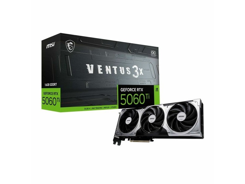 Графична карта MSI 912-V812-077 geforce rtx 5060 ti 16 GB GDDR7