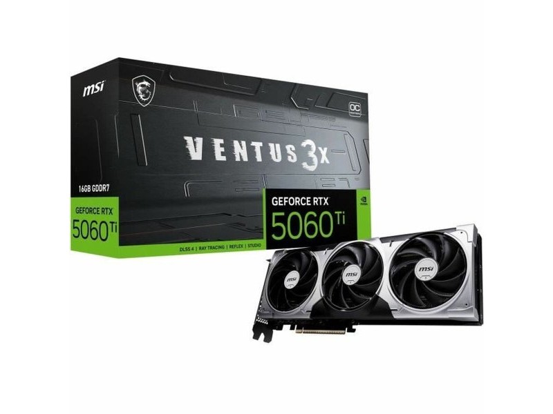 Графична карта MSI 912-V812-077 geforce rtx 5060 ti 16 GB GDDR7