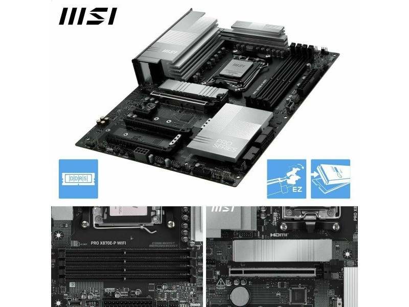 Дънна платка MSI 911-7E70-002 AMD X870E AMD AM5