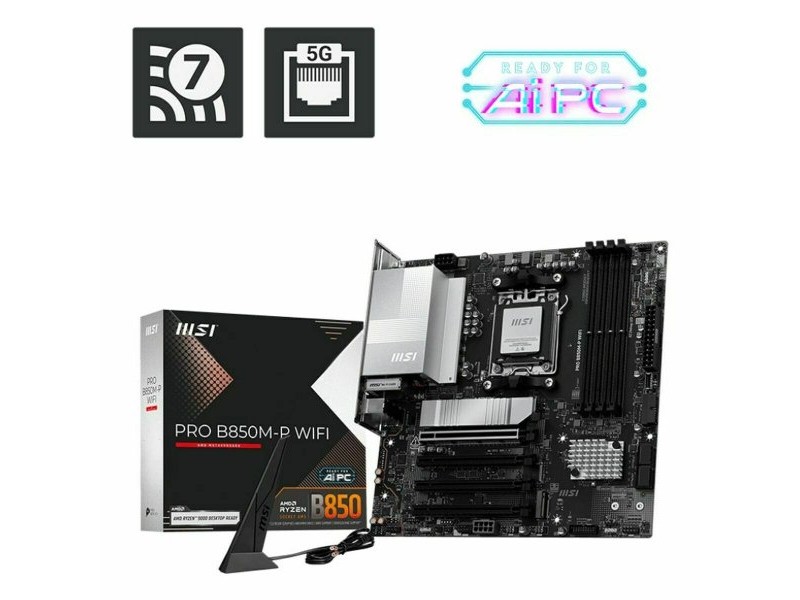 Дънна платка MSI 911-7E71-001 AMD B850 AMD AM5