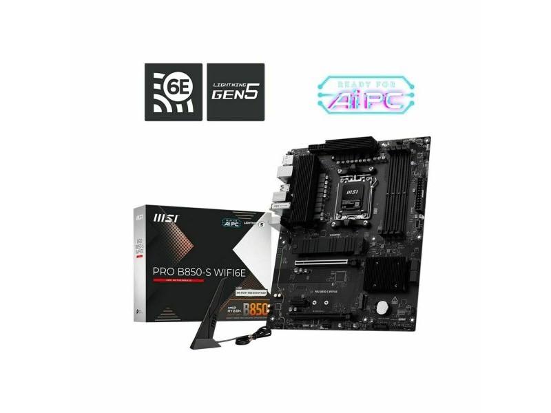 Дънна платка MSI PRO B850-S WIFI6E AMD B850 AMD AM5