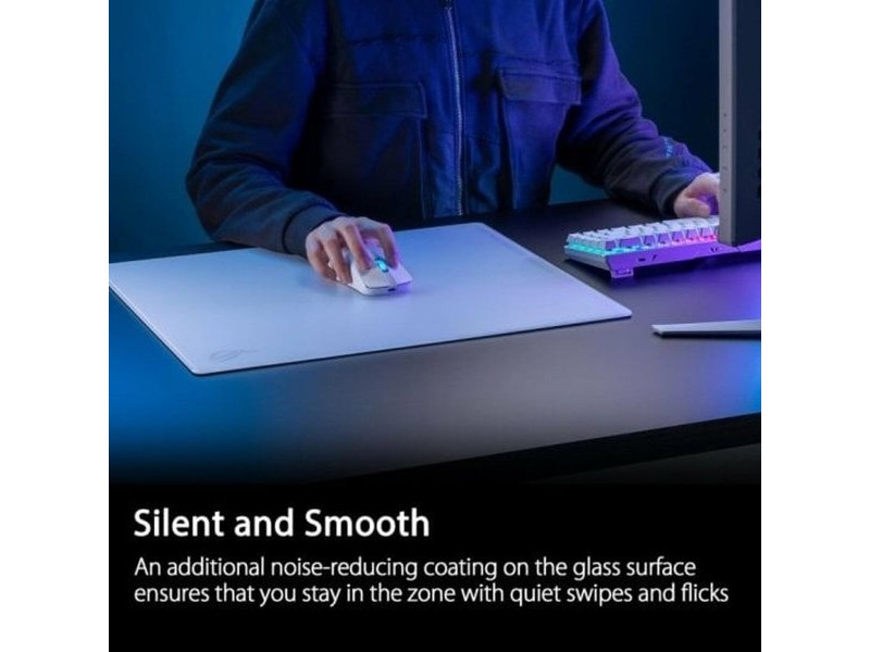 Подложка за мишка Asus ROG Moonstone Ace L Бял