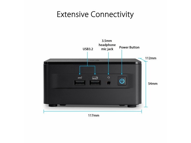 Мини компютър Asus NUC 13 Pro RNUC13ANKI70002I i7-1360P