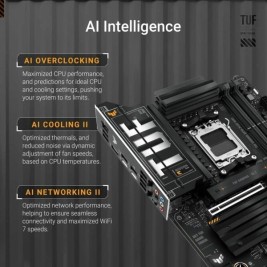 Дънна платка Asus TUF GAMING X870-PLUS WIFI AMD AM5 AMD