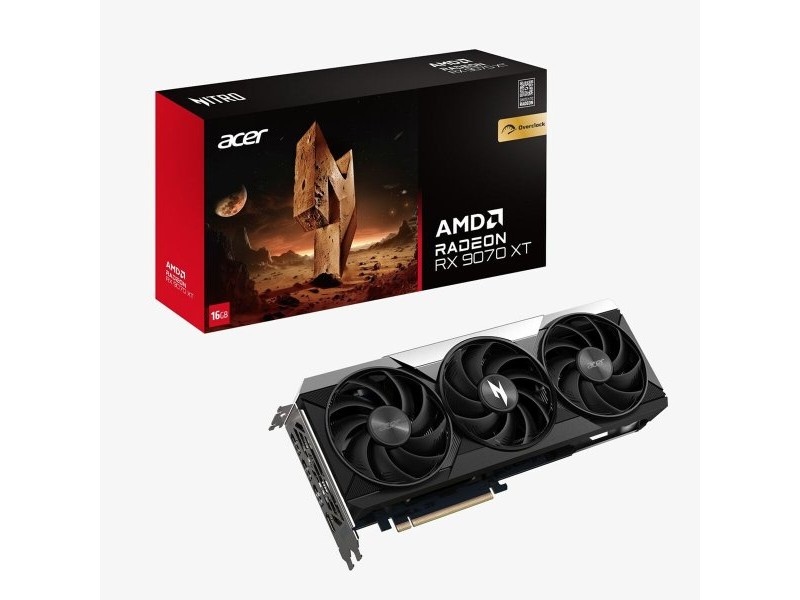 Графична карта Acer DP.Z4DWW.P01 radeon rx 9070 xt 16 GB GDDR6