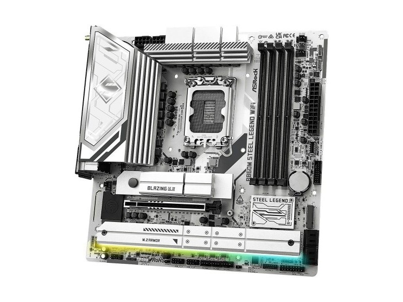 Дънна платка ASRock B860M Steel Legend WiFi Intel B860 LGA 1851
