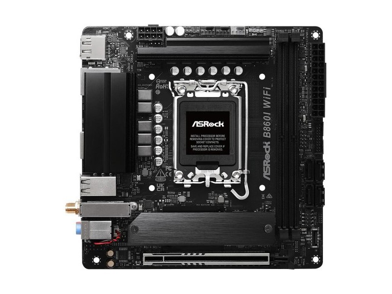 Дънна платка ASRock B860I WiFi Intel B860 LGA 1851