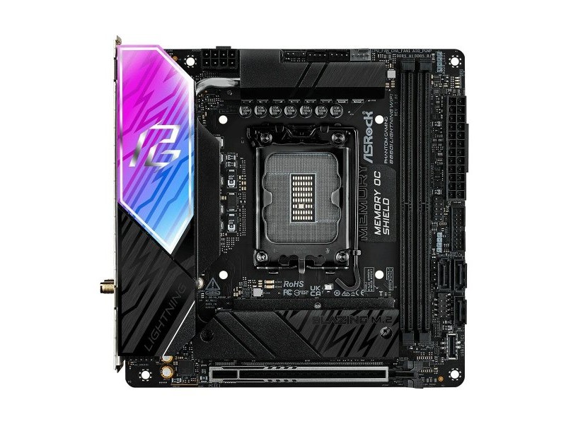 Дънна платка ASRock B860I Lightning WiFi Intel B860 LGA 1851