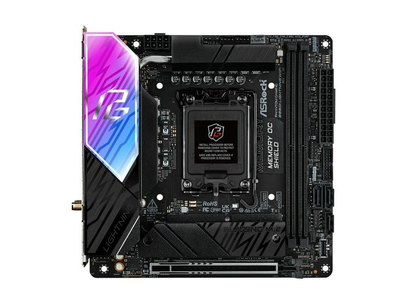 Дънна платка ASRock B860I Lightning WiFi Intel B860 LGA 1851