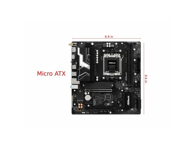 Дънна платка ASRock B850M-X R2.0 AMD B850 AMD AM5