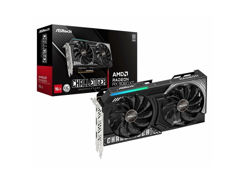 Графична карта ASRock RX9060XT CL 16GO GDDR6 RADEON RX 9060 XT 16 GB