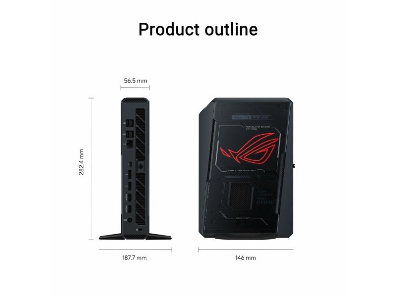 Мини компютър Asus 90AS00I1-M00090 32 GB RAM 2 TB SSD