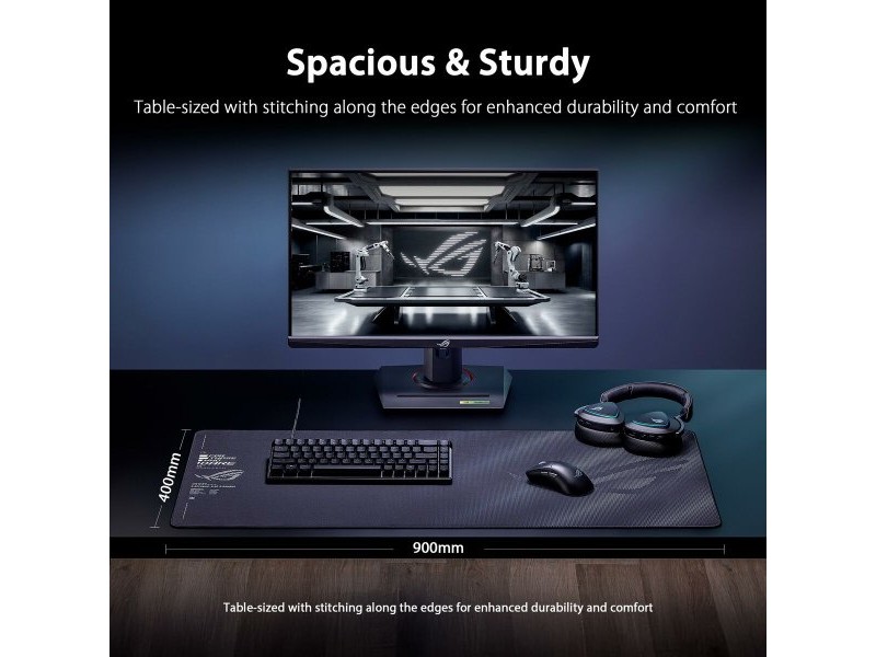 Подложка за мишка Asus 90MP04B0-BPUA00 Черен