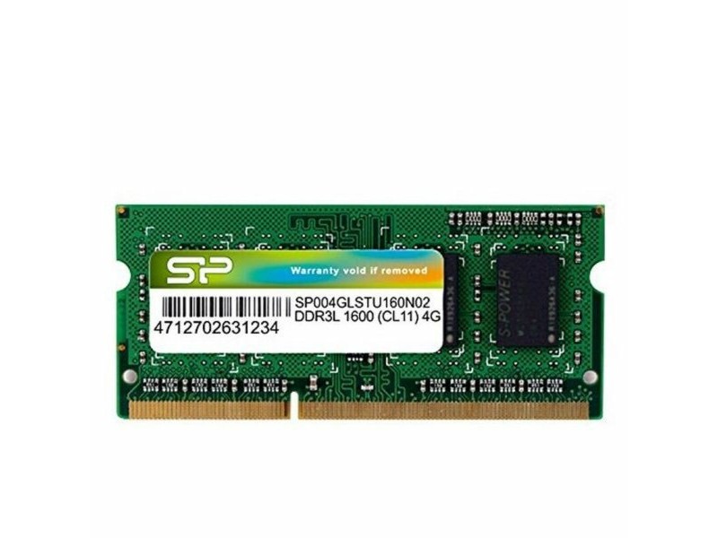 RAM памет Silicon Power SP004GLSTU160N02 4 GB DDR3L PC3-12800