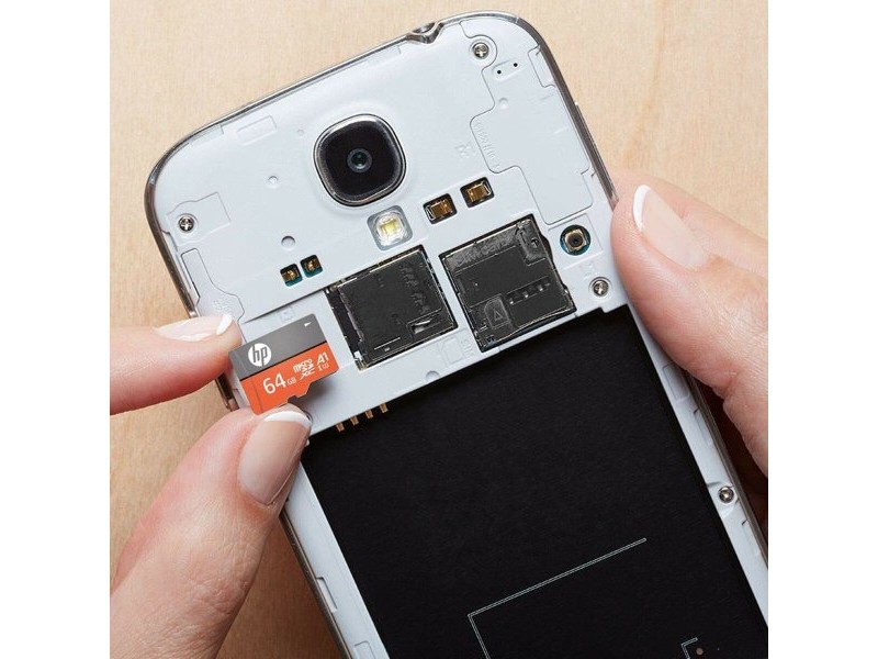 Mикро SD карта памет с адаптер HP HFUD064-1V31A 64 GB