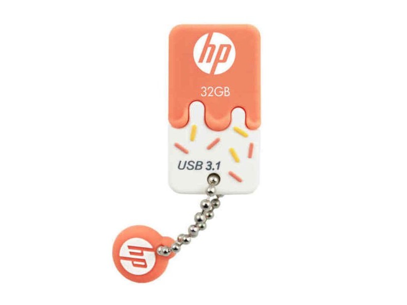 USB стик HP HPFD778O-32 Оранжев 32 GB 75 MB/s (1 броя)
