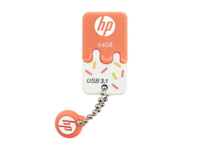 USB стик HP HPFD778O-64 Оранжев 64 GB 75 MB/s (1 броя)