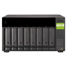 Мрежа за съхранение Qnap TL-D800C Черен Черен/Сив