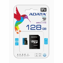 Mикро SD карта памет с адаптер Adata AUSDX128GUICL10A1-RA1 128 GB