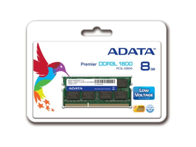 RAM памет Adata ADDS1600W8G11-S 8 GB 1600 mHz DDR4 DDR3L CL11