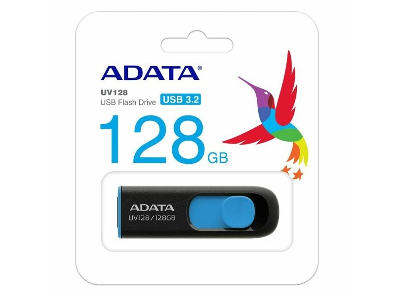 USB стик Adata AUV128-128G-RBE 128 GB Син