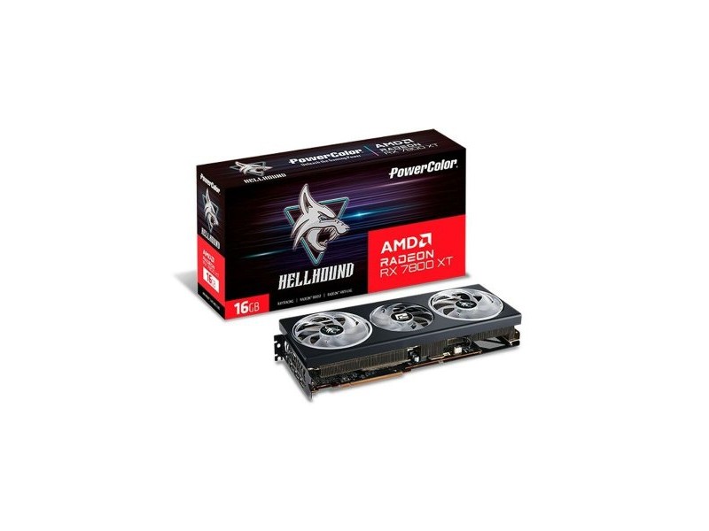 Графична карта Powercolor RX7800XT 16G-L/OC               16 GB GDDR6 AMD AMD RADEON RX 7800 XT