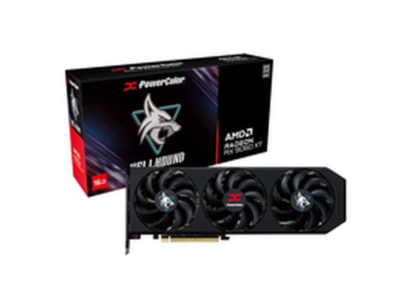 Графична карта Powercolor RX9060XT 16G-L/OC RADEON RX 9060 XT 16 GB GDDR6