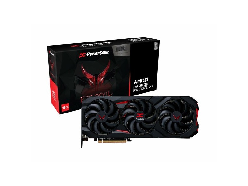 Графична карта Powercolor RX9070XT 16G-E/OC/BP radeon rx 9070 xt 16 GB GDDR6