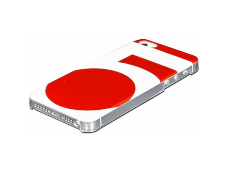 Калъф за мобилен телефон Wazzabee WBSB-5S-RD Бял iPhone 5/5S
