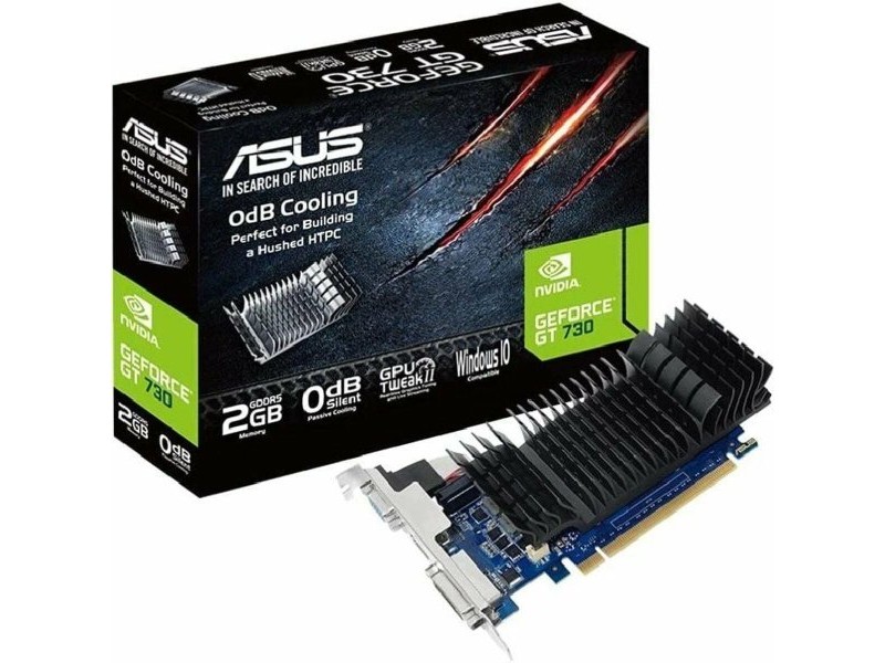 Графична карта Asus GT730-SL-2GD5-BRK 2 GB GDDR5 902 MHz GDDR5