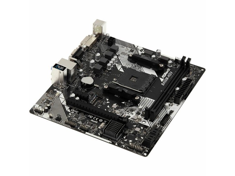 Дънна платка ASRock B450M-HDV R4.0 AMD B450 AMD AM4