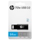 USB стик HP 712w Черен 64 GB