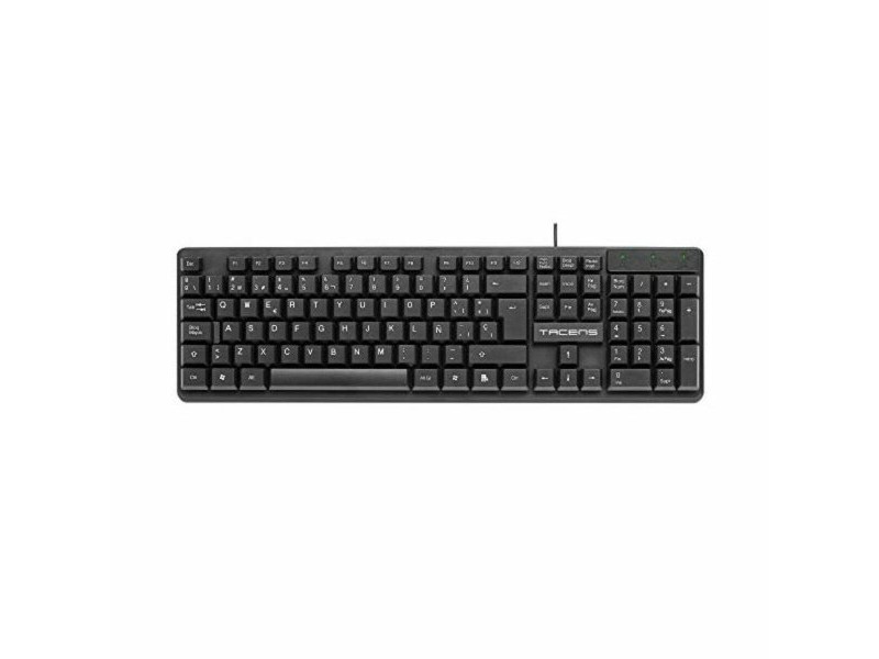 Клавиатура Tacens AK0ES Черен Испанска Qwerty QWERTY